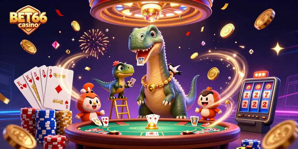 Experience the excitement at BET66 casino with massive jackpots and vibrant gaming atmosphere.
