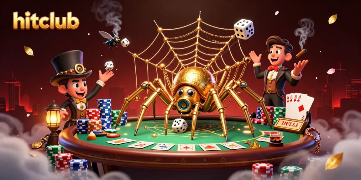 Experience thrilling gameplay at hitclub through an enchanting 3D illustration of a steampunk world.