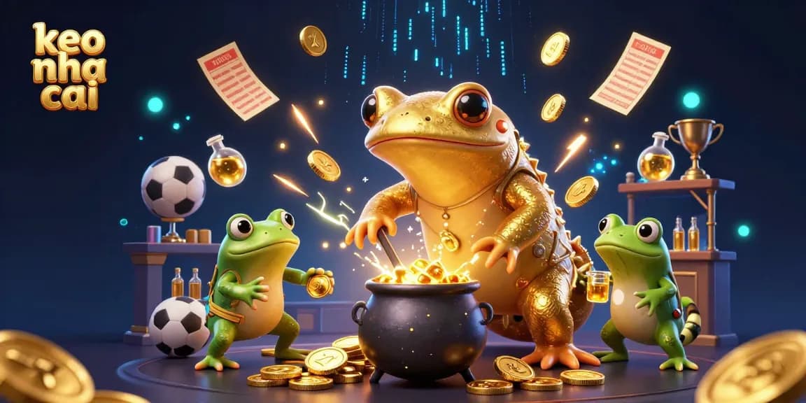 Experience the excitement of sports betting with keo nha cai, featuring vibrant characters and dynamic elements.