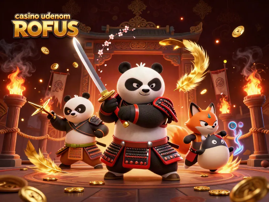 Experience thrilling gameplay at casino uden om ROFUS with vibrant characters and dazzling elements.
