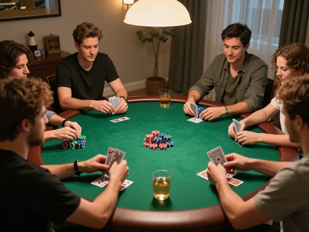 Join friends at home for poker night featuring strategic gameplay and excitement at nhacaiuytin44.
