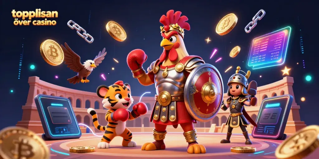 Upptäck topplistan över casino med energiska karaktärer och spelstrategier.