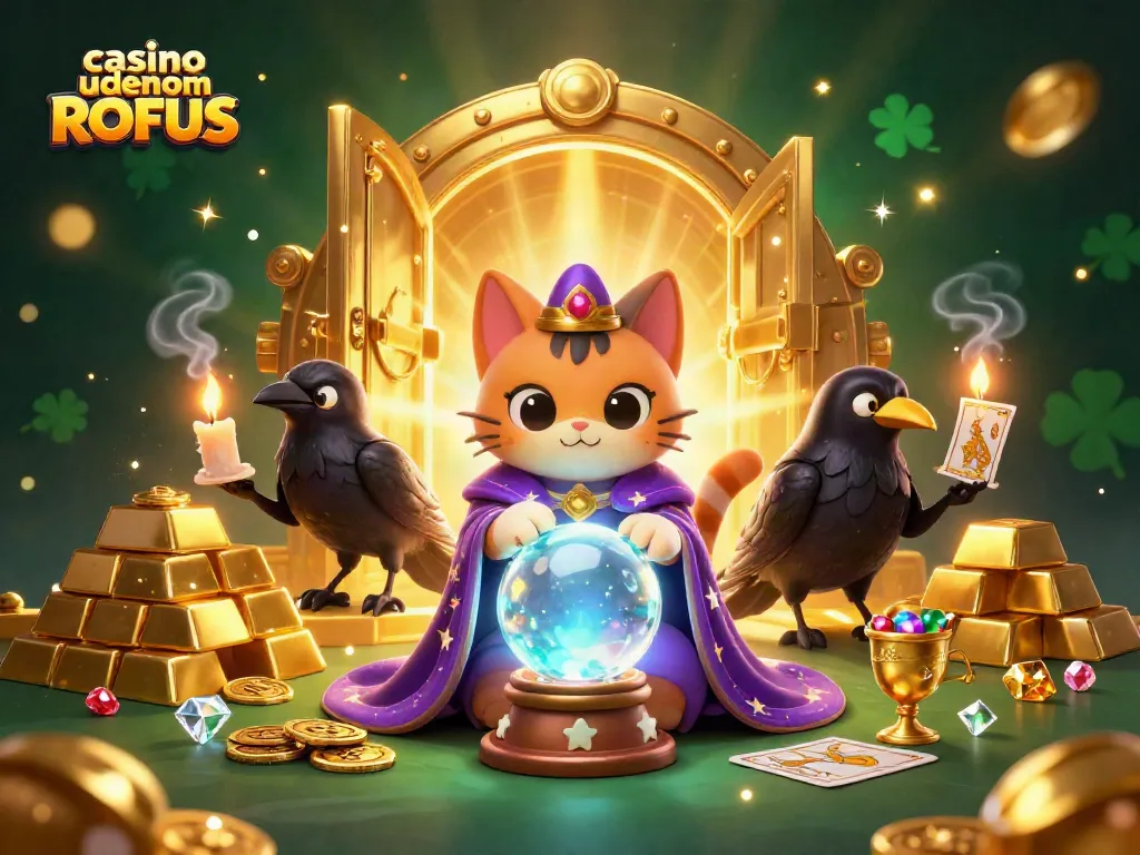 Experience thrilling gameplay at casino uden om ROFUS with vibrant characters and dazzling treasures.